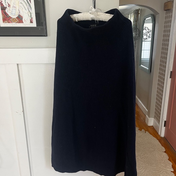 Aligne Miisti cotton knit maxi skirt in navy - S - Picture 3 of 6